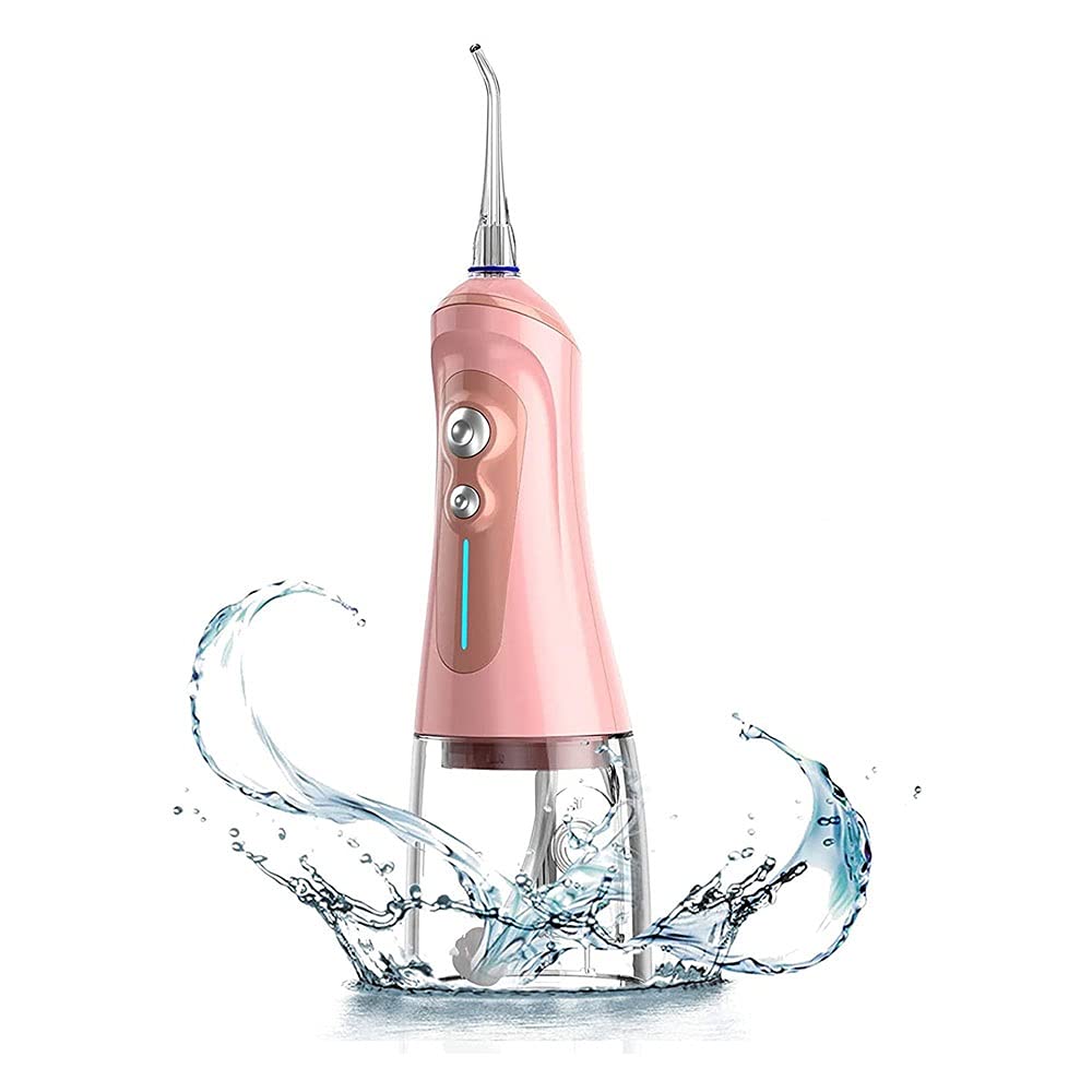 Water Flosser Professional Cordless Dental Oral Irrigator 320ML Portable Water Tank and Rechargeable IPX7 Waterproof 6 Modes and