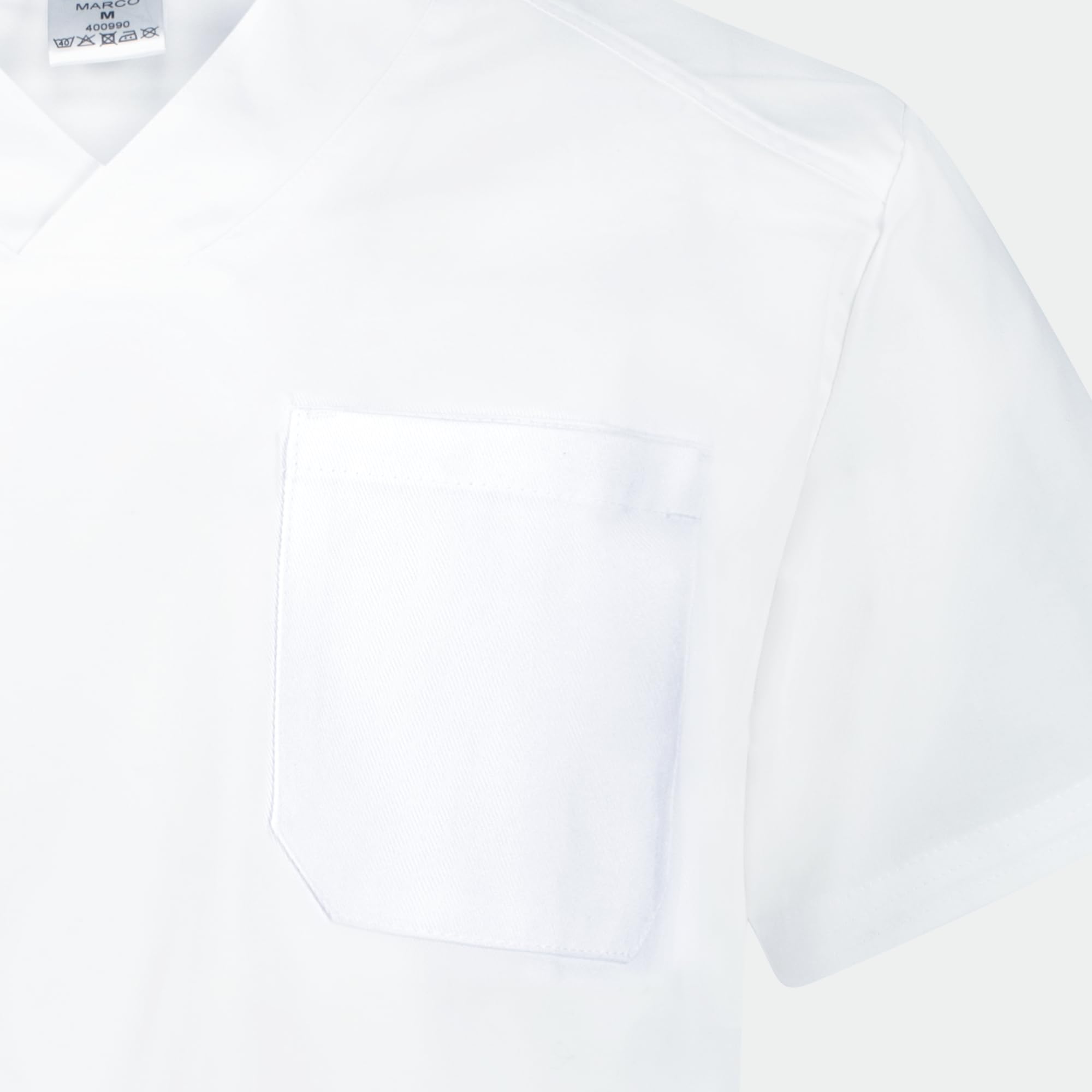 B-well Marco Tunique Homme Manches Courtes Blouse Medicale Homme Manche Courte et col en V