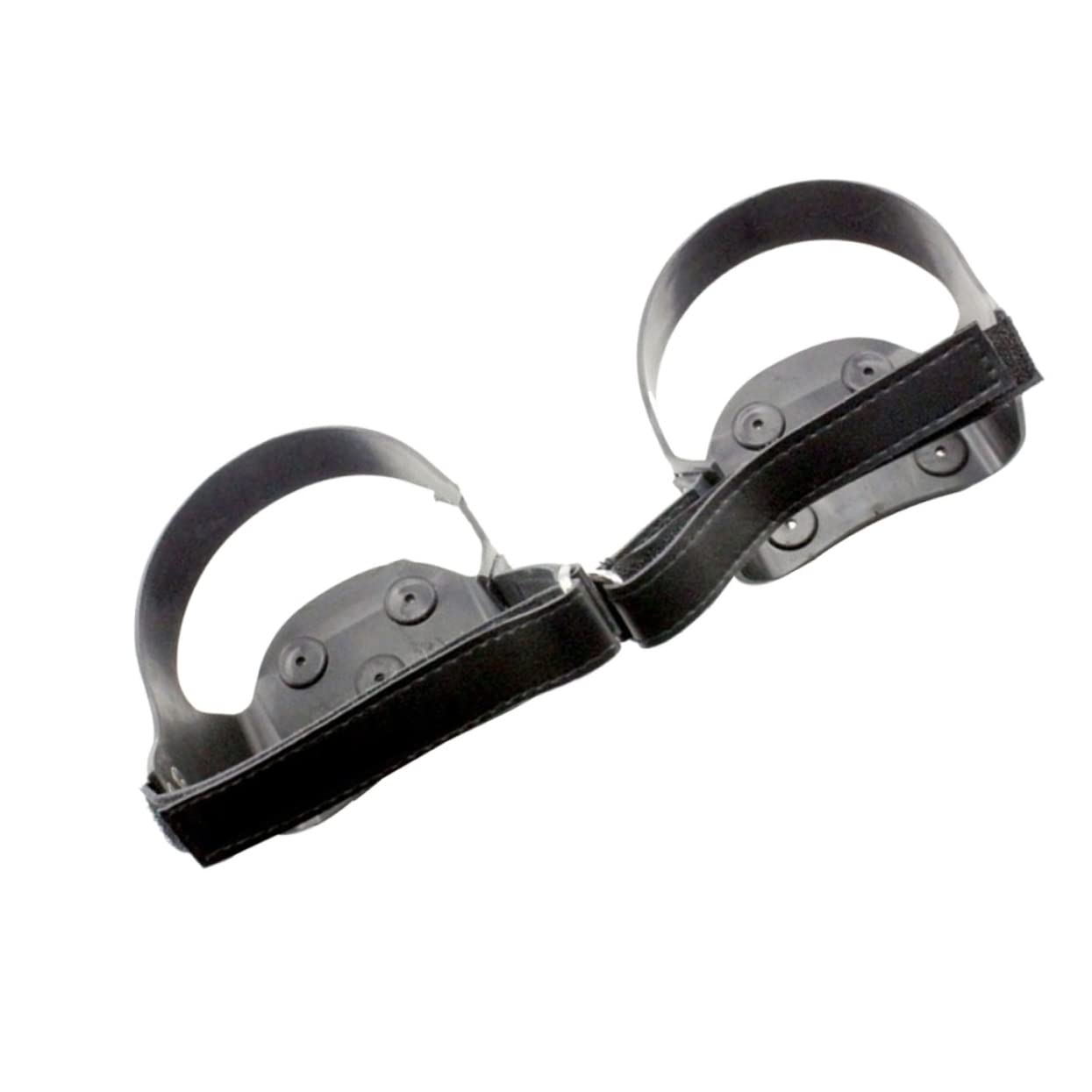 BESPORTBLE Copriscarpe Per Ramponi Nero Picchi Nevicare Stivale Impugnature Pinze Ginnicenni Di Neve Di Ghiaccio Anti Presa Trazione Slittata Ramponi Per Scarponcini Da Trekking