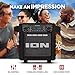 ION Tailgater Classic Outdoor Portable Bluetooth Speaker with Rechargeable Battery, FM Radio, USB Port, IPX5 Water-Resistant, 6.5