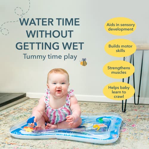 MAGIFIRE Water Tummy Time Mat for Infants 312 Months Old, Measures 27