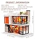 Spilay DIY Miniature House, Handgemachtes Puppenhaus Holz mit Spieldose, Kreativer Bausatz für Erwachsene, 1:24 Maßstab Miniatur Haus für Erwachsene Freund Liebhaber Geburtstagsgeschenk - Florenz