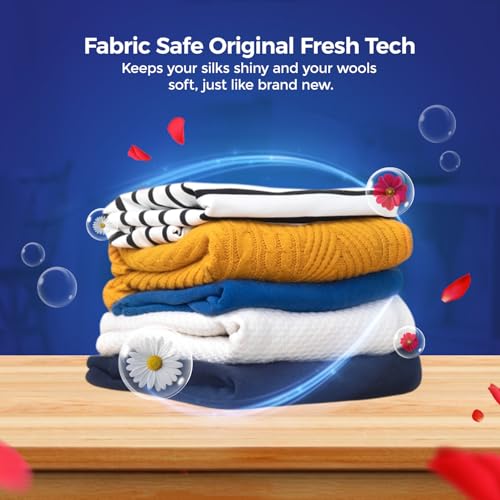 Image of Active White Liquid Detergent - 5L Mega Pack | Lavender Fragrance | Front Load & Top Load Machine Wash & Bucket Wash Expert | Powerful Stain Removal | Gentle on Clothes | Value Family Refill Pack