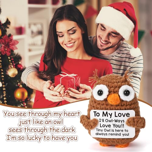 Mini-Gifts-for-Boyfriend-Girlfriend-Wife-Husband-to-My-Love-Handmade-Crochet-Cute-Owl-for-Birthday-Stocking-Couple-Romantic-Gifts-for-Valentines-Her-Him-Best-for-Lovers-Birthday-Anniversary Mini Gifts for Boyfriend Girlfriend Wife Husband to My Love Handmade Crochet Cute Owl for Birthday Stocking Couple Romantic Gifts for Valentines Her Him Best for Lovers Birthday Anniversary