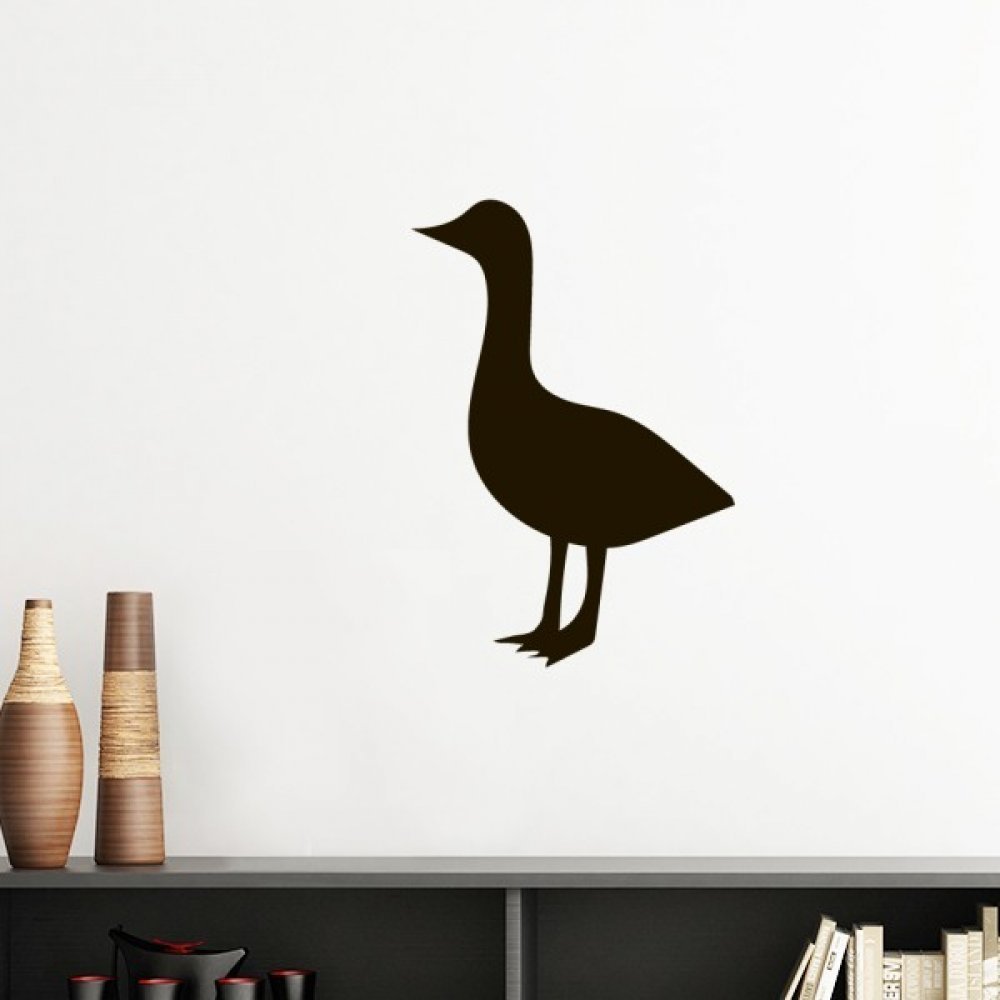 Sticker oie noire mignon rose 40cm pour illuminer une chambre d'enfant avec douceur