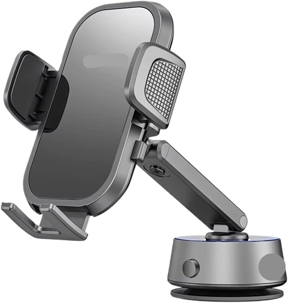 Electric Vacuum Suction Phone Mount with 360° Rotation, Universal Clip
