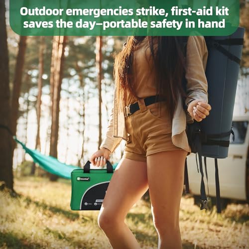 Compact 160 Piece First Aid Kit with Ice Pack - Travel Ready - Image 7