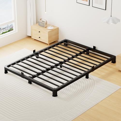 Superay 4 Inch King Bed Frame Low Profile with Rounded Legs, Easy Assembly by Superay - Used condition - US$100.78