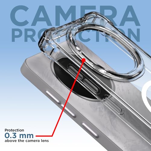 Image of Amazon Basics Back Cover for Oppo F29 Pro 5G Mag-Safe Shockproof PC + TPU Protective Case Magnetic Support Bumper Case (Transparent Mag-Safe)
