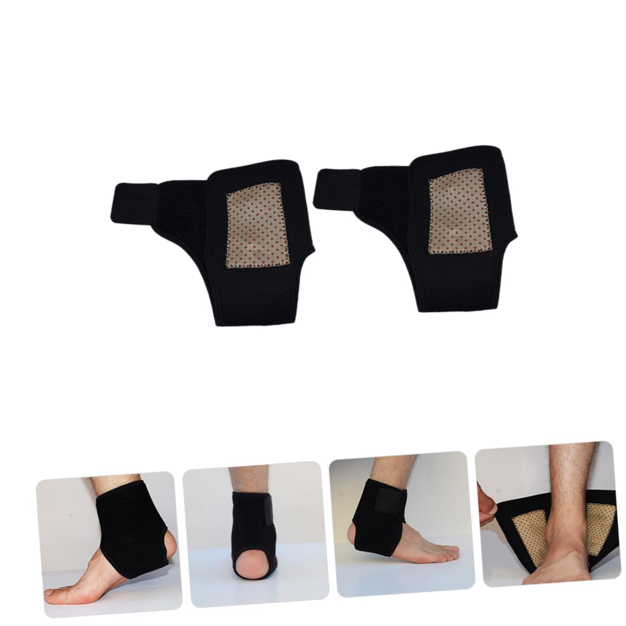 Gogogmee Adjustable Ankle Support Brace for Men Women Running Ankle Protector Football Stabilizer Tendon Brace