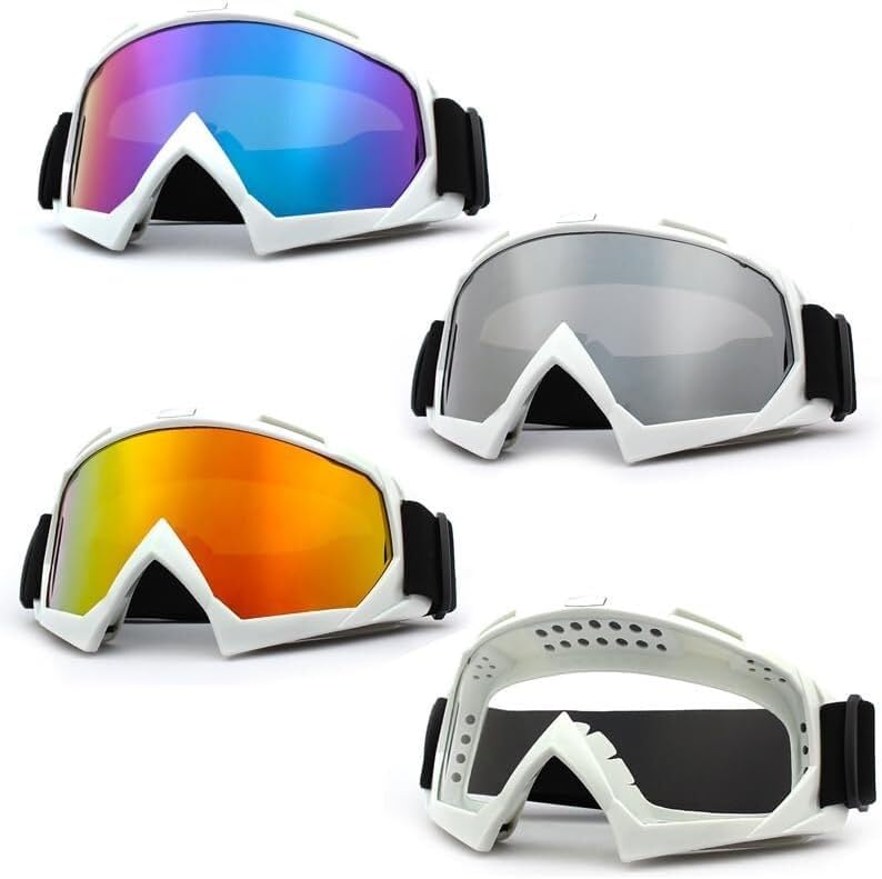 Kask motocrossowy gogle okulary Gogle narciarskie Wiatroszczelne Jazda na rowerze Zimowe Przeciwmgielne Snowboardowe Okulary narciarskie Gogle narciarskie Okulary przeciwsłoneczne Gogle motocrossowe(B