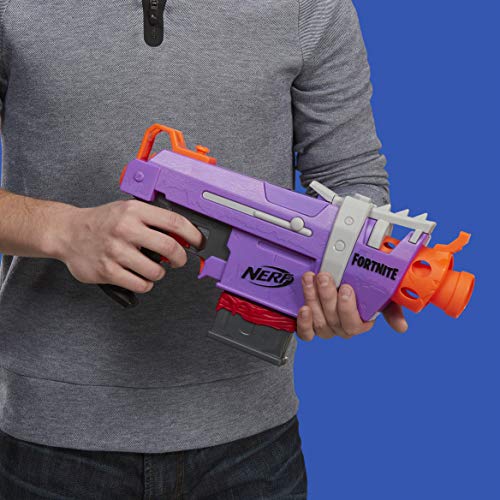 NERF Fortnite SMG-E Blaster - Motorized Dart Blasting - 6-Dart Clip, 6 Official Elite Darts - for Youth, Teens, Adults - Image 6