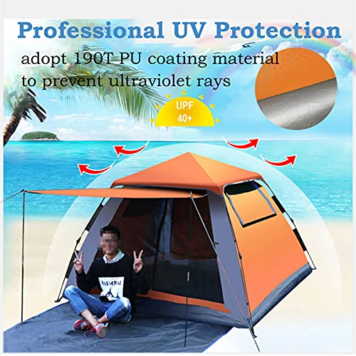 Carpa de Camping Portátil para 2-4 Personas, Resistente al Agua miniatura 4