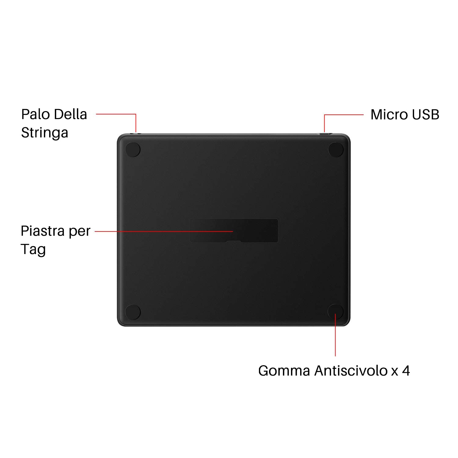 HUION HS64 Tavoletta Grafica con Penna a Pressione 8192 Senza Batteria con Pressione a Quattro Tasti Supporta il Sistema Operativo Android 6.0, Windows e MacOS