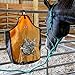 Majestic Ally 1200 D Hay Feeder Tote Bag for Horses, Sheep with Reflective Trim- Reduces Waste - Comes with 36” Hay Net. (Hunter Green)