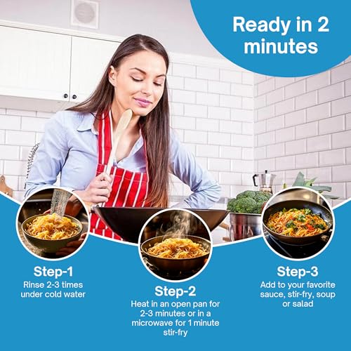Nashi Shirataki Konjac Moyu Spaghetti – Keto-freundliches Essen, Glucomannan-Premium-Rezept für geruchsfreien Geschmack, geeignet für vegane, fettfreie kalorienarme Ernährung Verzehrfertig (8×190g)