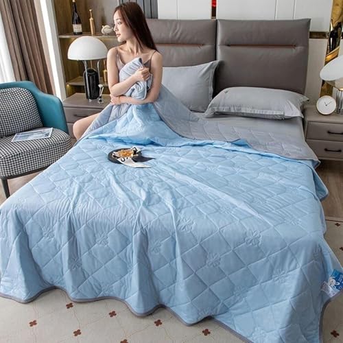 Edredón transpirable de 200x230 cm suave para cama y sofá en color blanco 4
