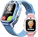Smartwatch Kinder GPS und Telefon - 2025 Neue ChatGPT AI kinderuhr mit Videoanrufe, Sprachchat, SMS, WiFi, 47 Spiele, Schulmodus, 4 Sportmodi, Kindergeschenke für Teenager ab 5-13 Jahren(Blau)