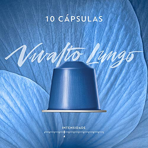 Cafeteira Nespresso Inissia Preta 220V e Seleção Lungos 50 cápsulas de café