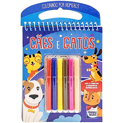 Colorindo por Números: Cães e Gatos: