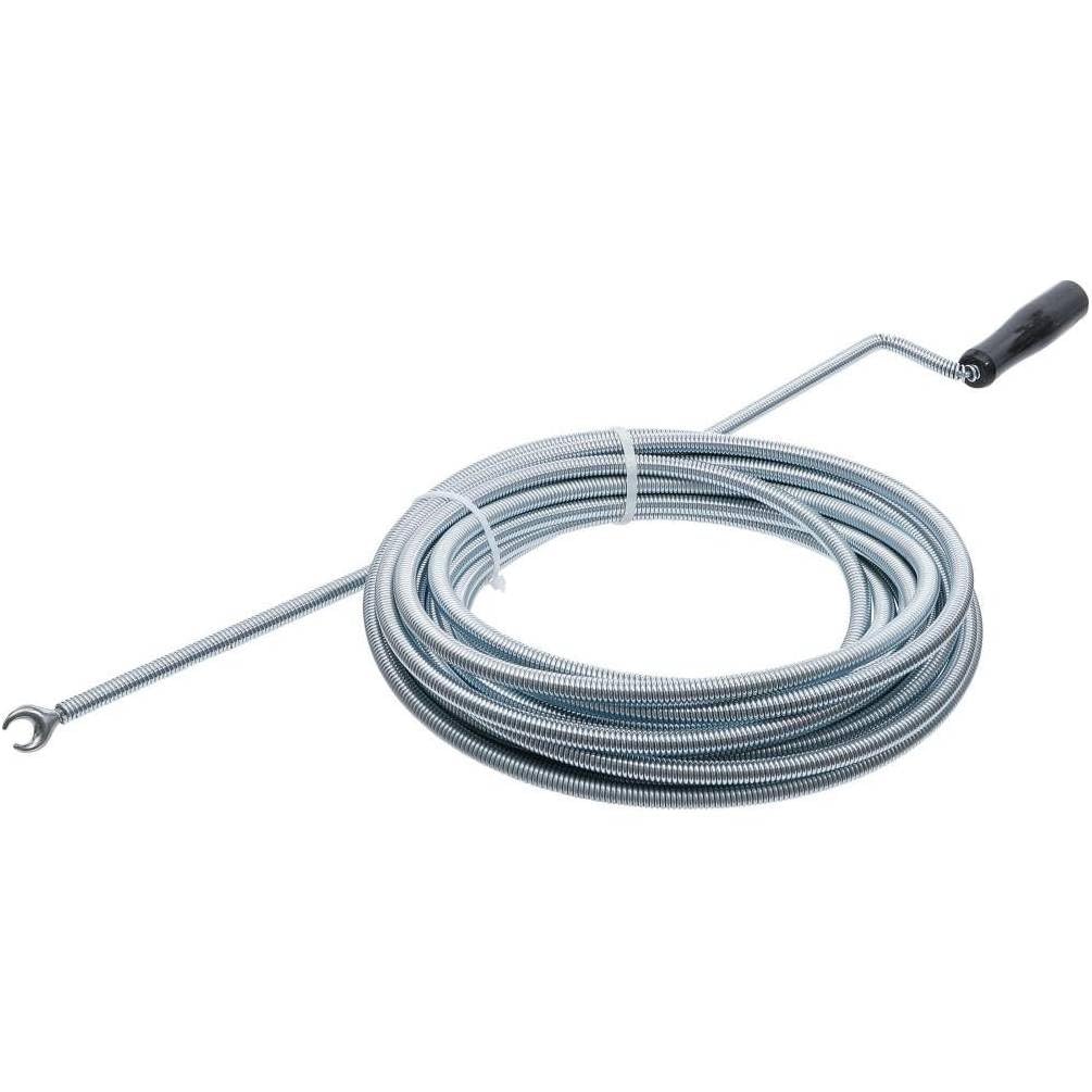 Furet de Plombier 10 m - Acier, Flexible et Résistant - Débouchage Efficace des Canalisations, Pro - D-Work
