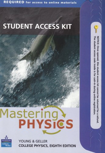 Sears & Zemansky's College Physics (Young and Geller) Online Student Access Kit
