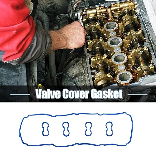 Image of uxcell 2 Set Blue Engine Valve Cover Gaskets Seals for Dodge for Ram 1500 2003-2009