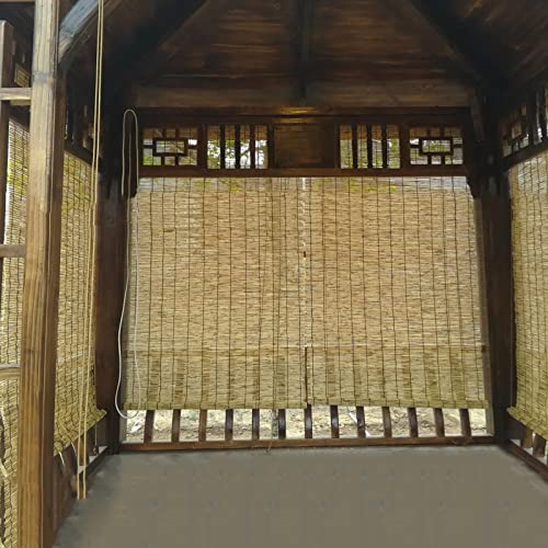 Store en bambou imperméable et isolant thermique pour protection balcon - 5