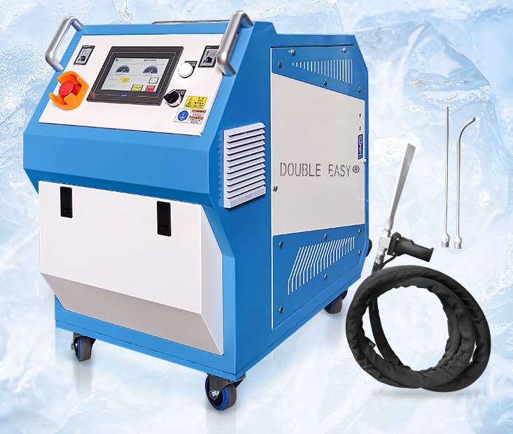HNZXIB Dry Ice Cleaning Machine, Intelligent Dry Ice Cleaning Machine, Dry Ice Mold Cleaning Machine, Shoe Mold Injection Dry Ice Cleaning Machine, No Wear and No Pollution, Fast Cleaning