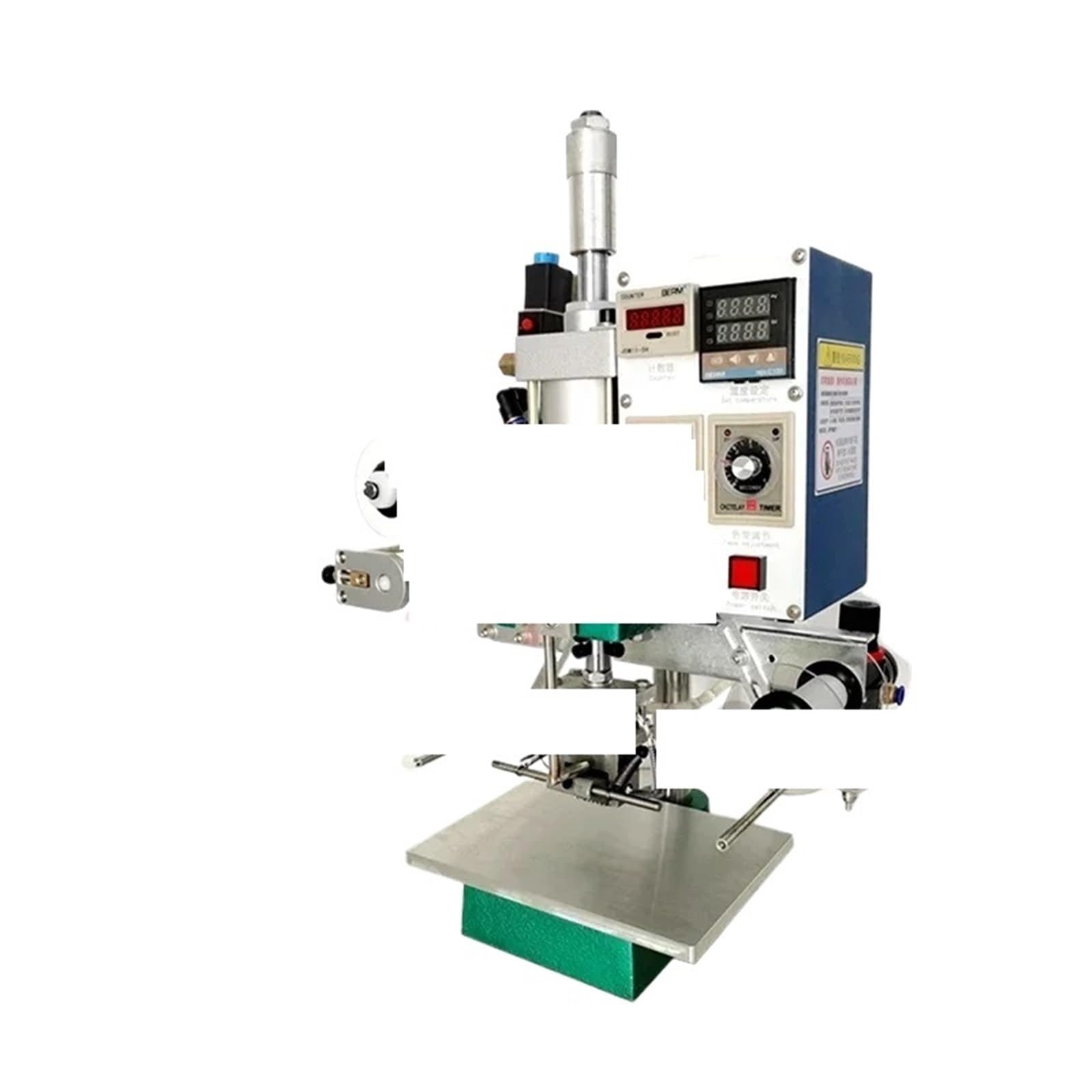 Mthckxjbsuz Only Machine Gold Foil Stamping, Automatic Coding And Hot Stamping Machine 150W Paper And Wood Printing Date Depth 90Mm(Only Machine)