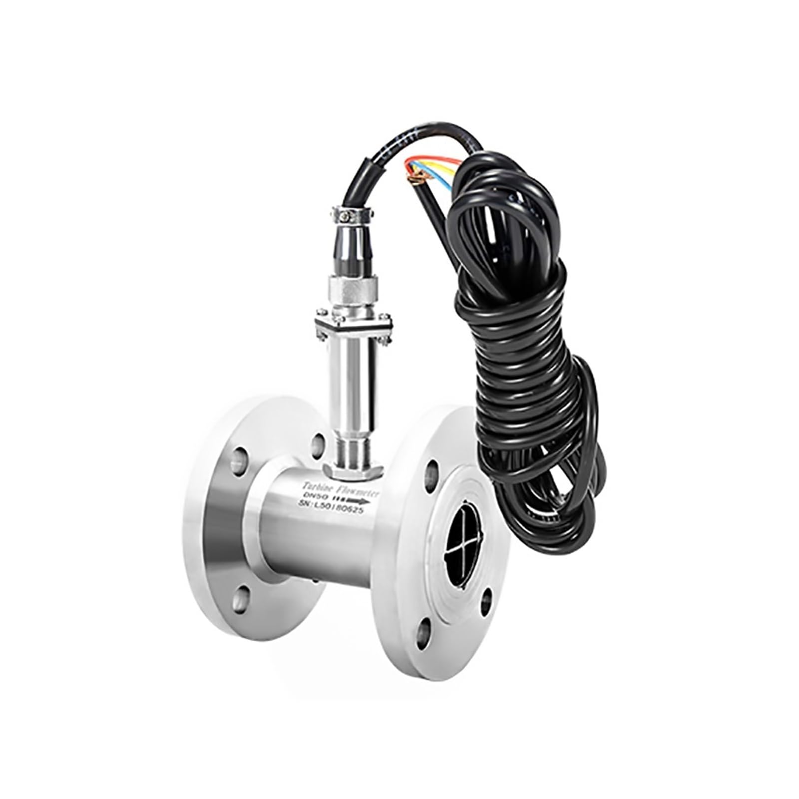 Durchflusssensor, Flüssigkeits-Durchflussmesser Aus Edelstahl, Wasserdurchflusssensor, Methanol, Öl, Impuls, NPN-Ausgang, Innengewinde, Durchflussmesser(DN10 pulse NPN)