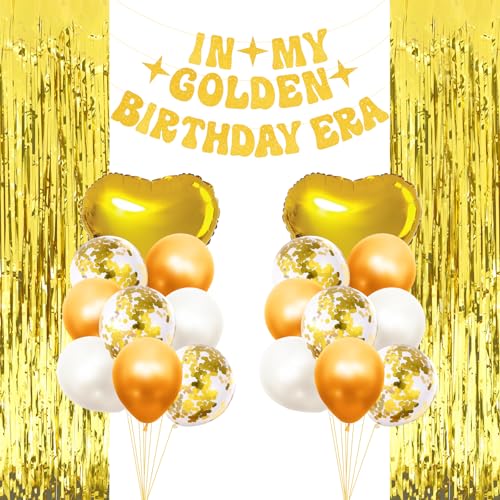 Golden Birthday Party Decorations Set - In My Golden Birthday Era...