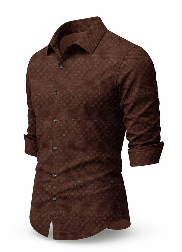 Image of Men Linen Cotton Full Sleeve Shirt for Man | Mens Casual Shirt |Shirts for Men Stylish | Men Shirts | Casual Business Party Festival Regular Fit