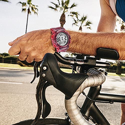 Image of Mens Digital Watch - Sports Military Watches Waterproof Outdoor Chronograph Military Wrist Watches for Men with LED Back Ligh /Alarm /Date, Th-BlackRed,