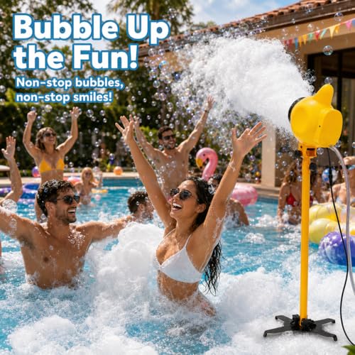 Máquina de espuma PILIN amarilla 800W para fiesta miniatura 2
