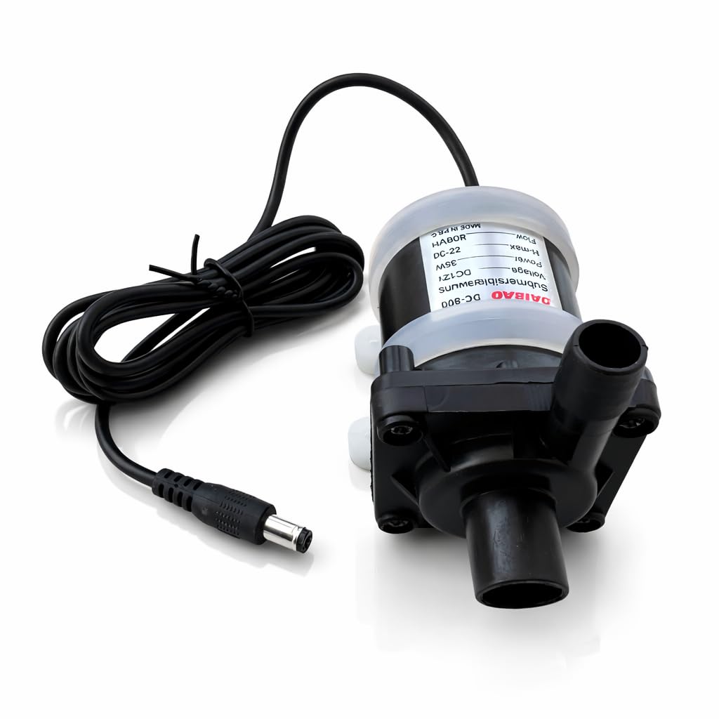 (1) DAIBAO DC-800 Submersible Water Pump, DC 12V, 800L/H Flow Rate, 5m Head, 35W, Compact & Energy-Efficient-image-12
