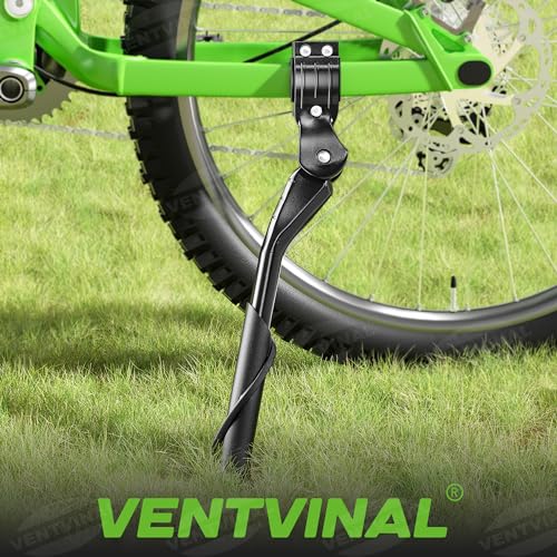 Ventvinal Fahrradständer 26-29 Zoll Universal,Höhenverstellbar rutschfest Stabil Seitenständer,Maximale Belastung 35 kg, Mountainbikes Citybikes Rennrad, Hinterbauständer Kickstand