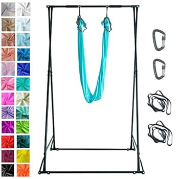 エアリアルヨガ スタンド ハンモックスタンド 空中ヨガ 折り畳み式 安定性 Amazon.co.jp: 折り畳み式エアリアルスタンド 高さ調整180cm