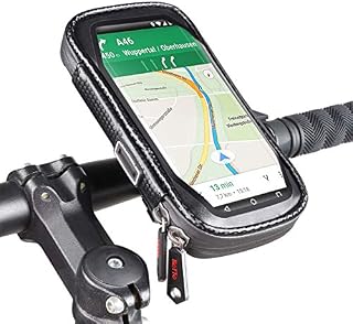 ROTTO Bike Phone Holder Waterproof Bicycle Mobile Phone Mount Cycle Handlebar Bag 360° Rotation Three Sizes