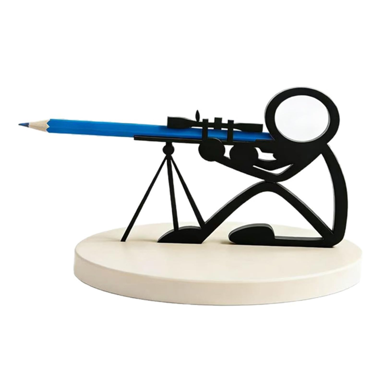Kaeltsyn Pencil Holder 3D Designed Desktop Tray with Spacious Sections Pen Stand for Various Writing Tools Desk Planner Offices Supplies