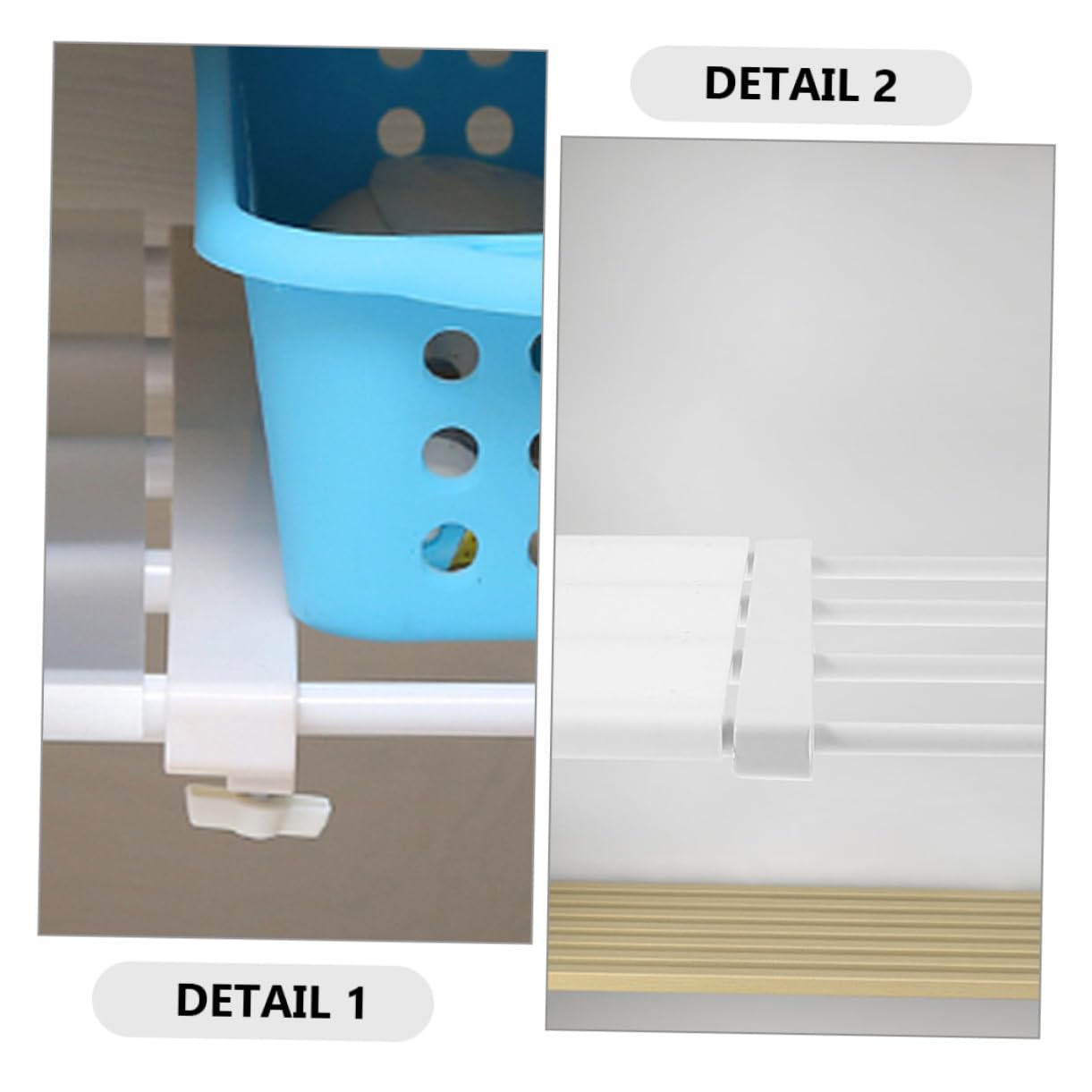 1set Ripiani Regolabili Per Armadio Ripiano Telescopico Per Scarpe e Borse Scaffale Sospeso Design Resistente Per Ottimizzare Spazio Armadi e Armadietti Facile Da Installare e