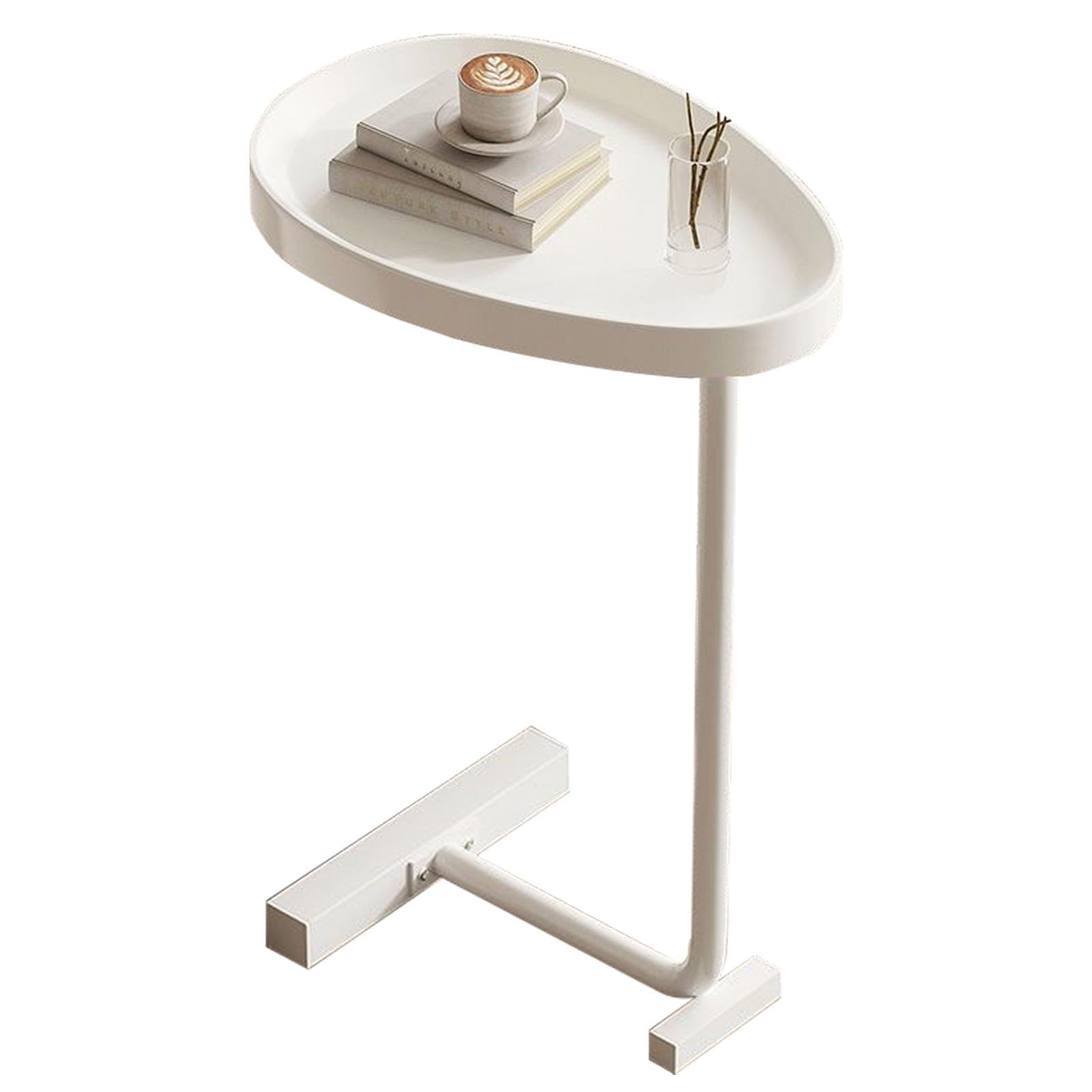 Bijzettafel - slank metalen frame kleine salontafel voor