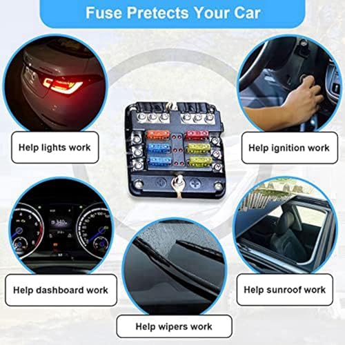Kit de fusibles para coche de chip mini micro y estándar de aluminio 3