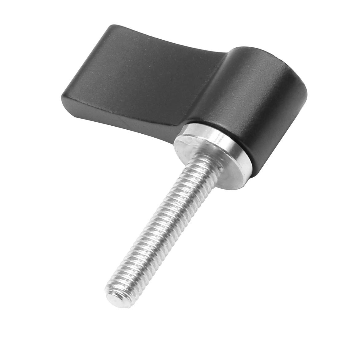 Vite a mano regolabile CNC M4 M5 M6* 12mm 17mm 20mm Viti di bloccaggio strette per fotocamera DSLR 15mm Asta guida Seguire gli accessori di messa a fuoco (M4x20mm, nero)
