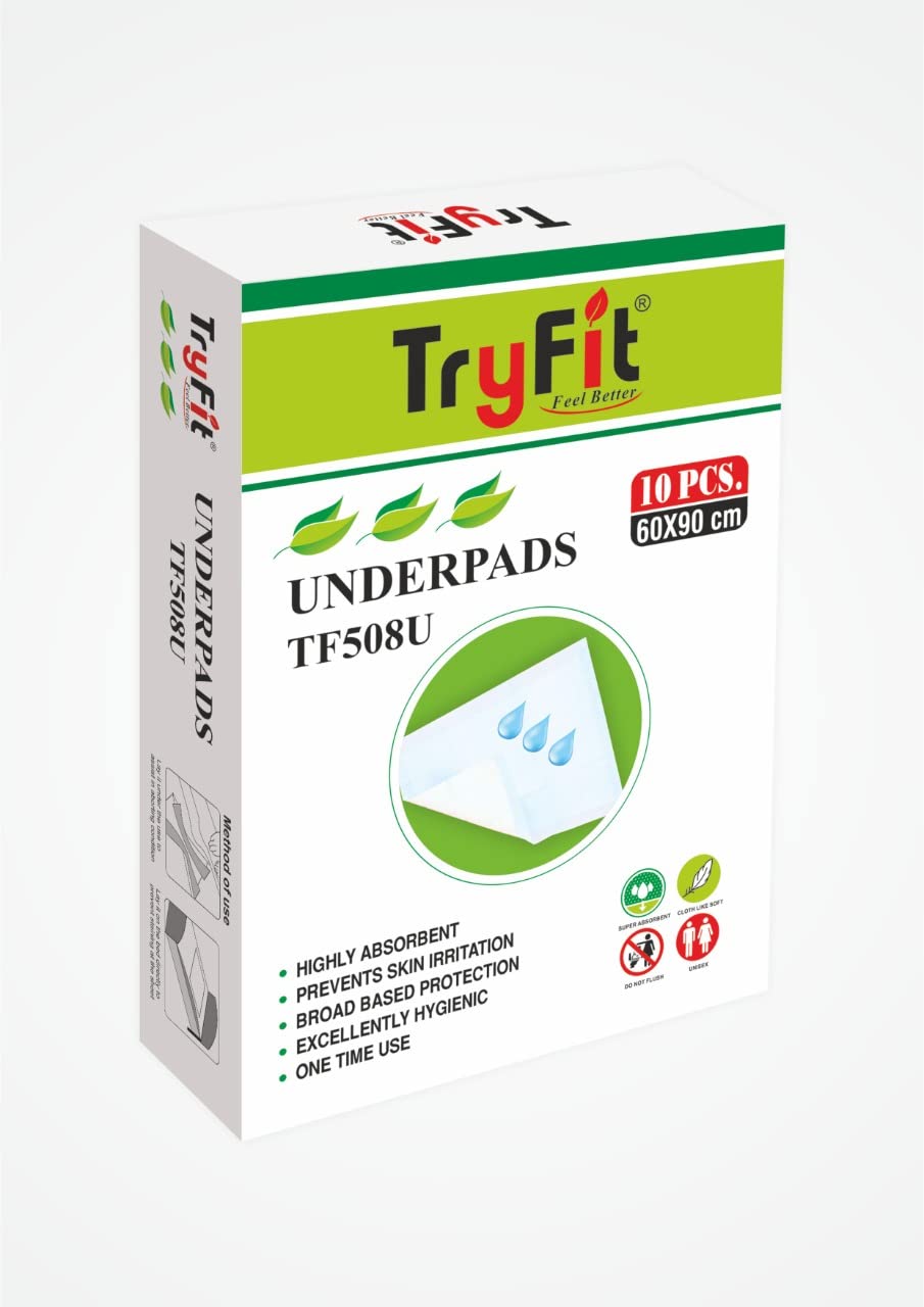TRYFIT Underpad Size 60 x 90cm ,10 Pcs