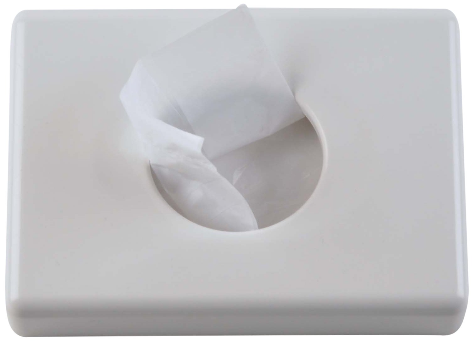 Produktbild von SemyTop ST-88584 Hygiene-Beutel Spender – Weiß, Wand- Oder Tischmontage, Für Damenhygiene & Sanitärräume