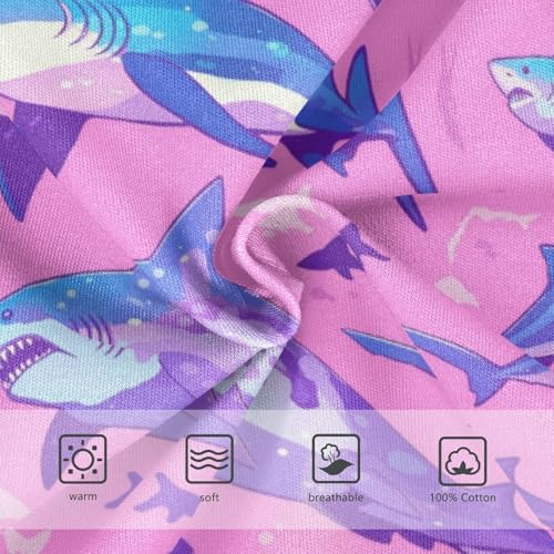 Wusikd Cute Fishes Boys' Underwear Cotton Pink Boys Briefs Soft Toddler Underwear 2T3