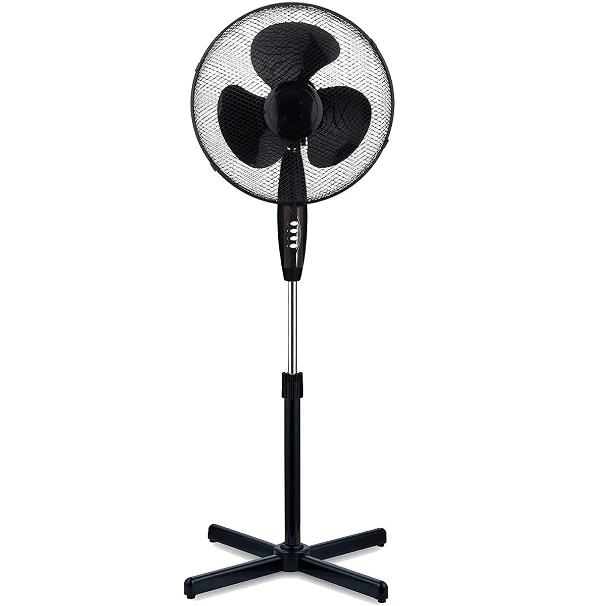 Buy AlmineezBlack Electric 16” Pedestal Fan Powerful 3 Settings