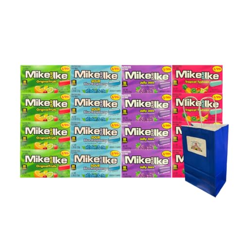 Variety Pack Mike and Ike Candy Assorted 16 pouches