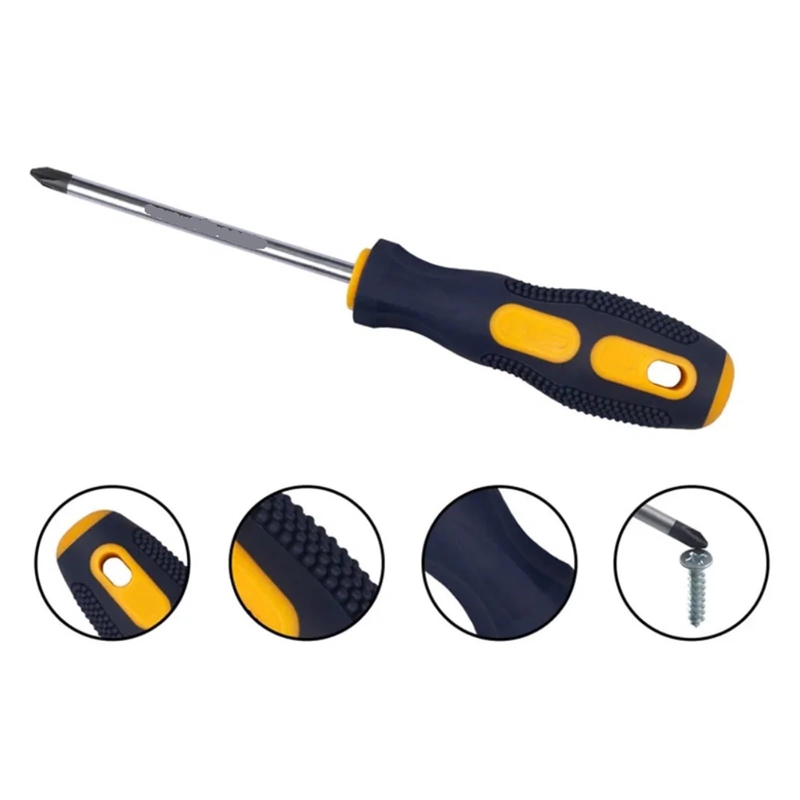 Compatibile con gli strumenti a croce for cacciavite a taglio PH0 PH1 PH2(3x125mm(Slotted)) | 3x125mm(Slotted)
